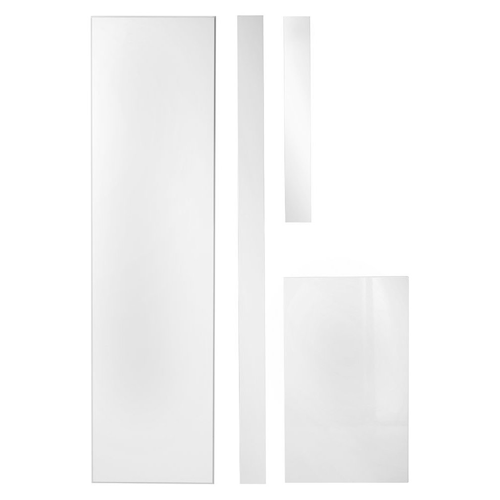 700mm MDF Bath End Panel White