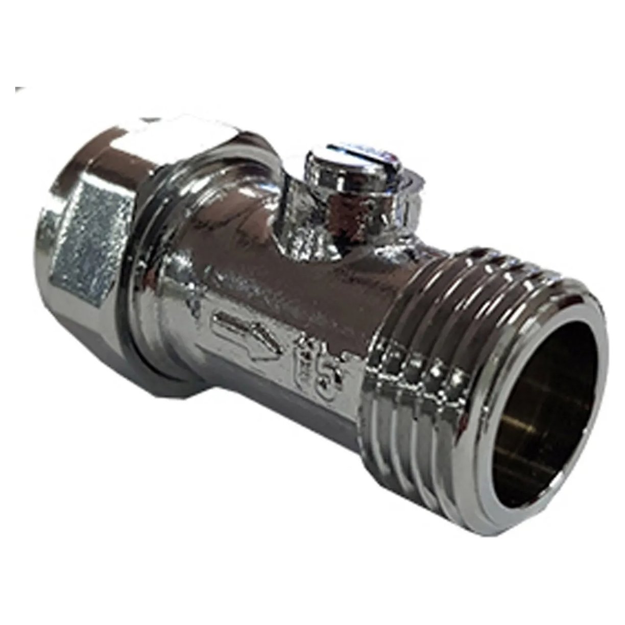 15MM x 1/2 FLAT FACED ISO VLV