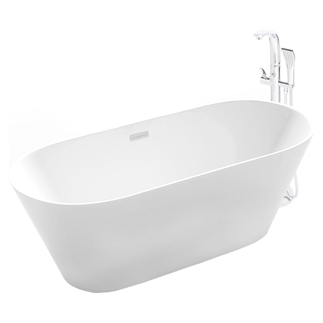 Ross 1700 x 800mm DE Free Standing Acrylic Bath