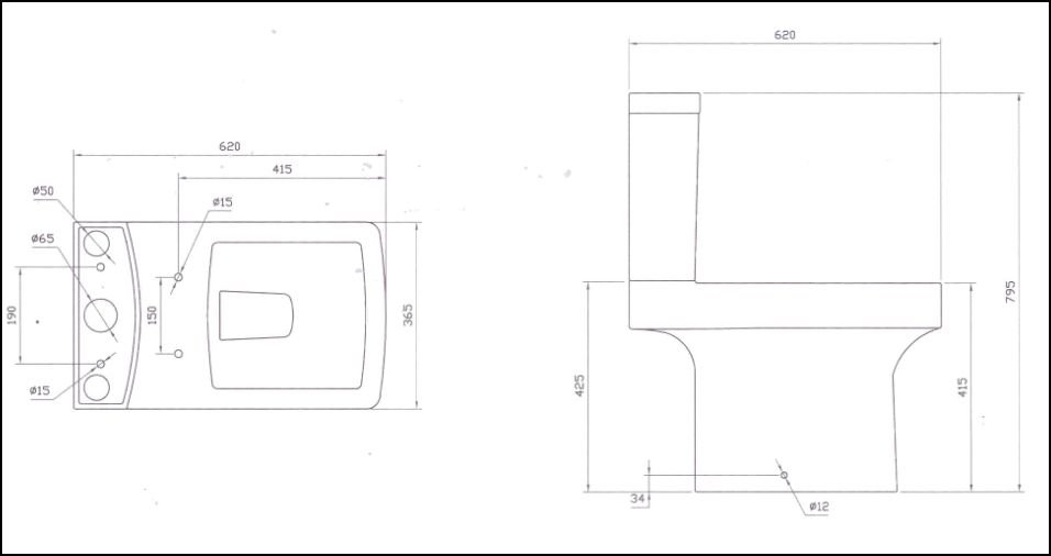 Skye BTW Pan & Skye Soft Close WC Seat