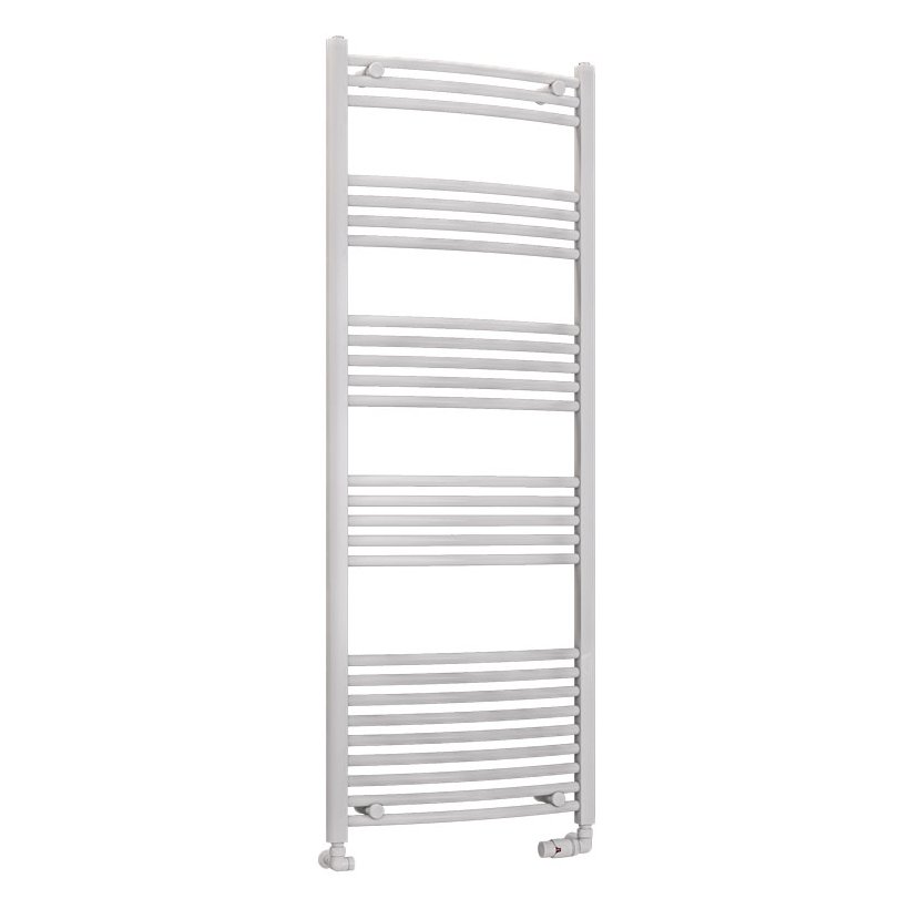 Wendover Curved Multirail 1600 x 600 White
