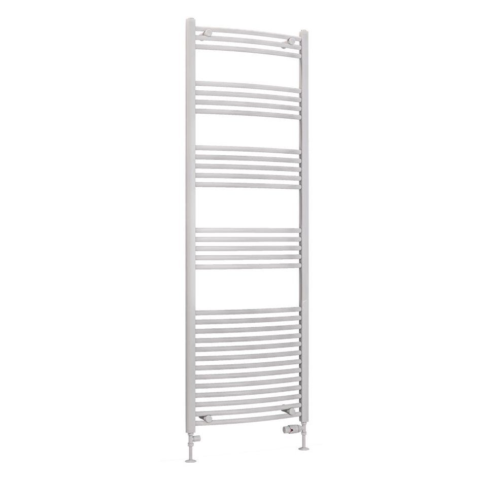 Wendover Curved Multirail 1800 x 600 White
