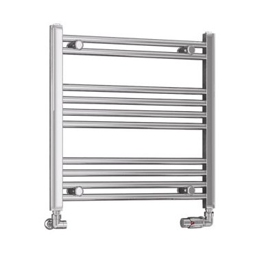 Wendover Straight Multirail 600 x 600 Chrome