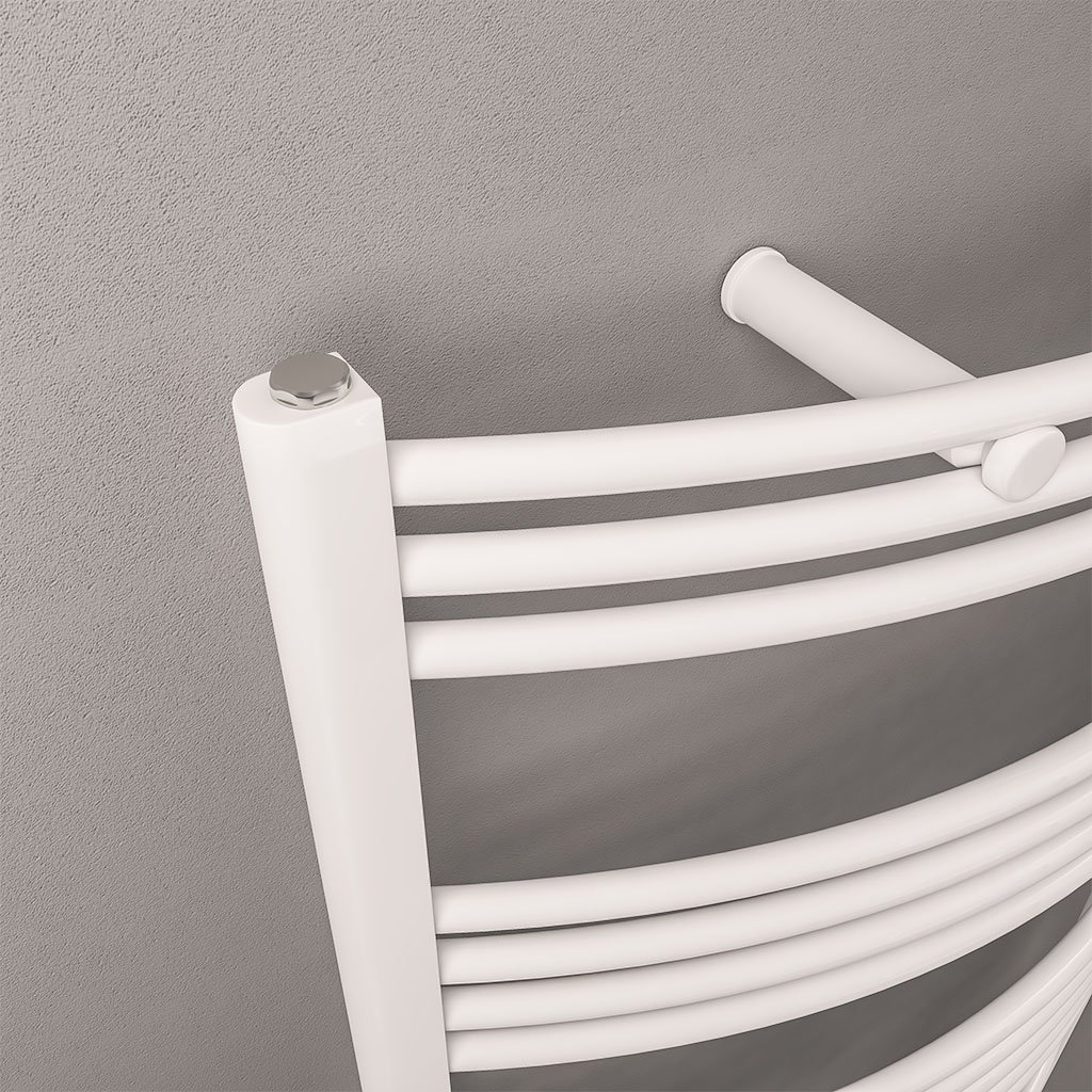 Wendover Curved Multirail 1200 x 750 White