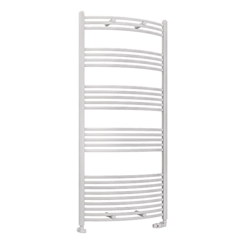 Wendover Curved Multirail 1600 x 750 White