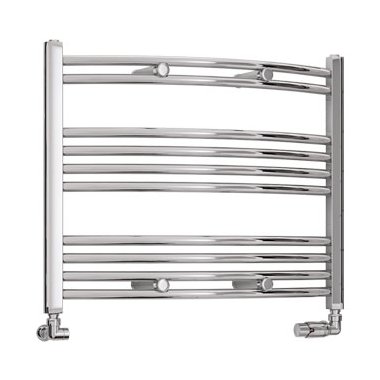 Wendover Curved Multirail 600 x 750 Chrome
