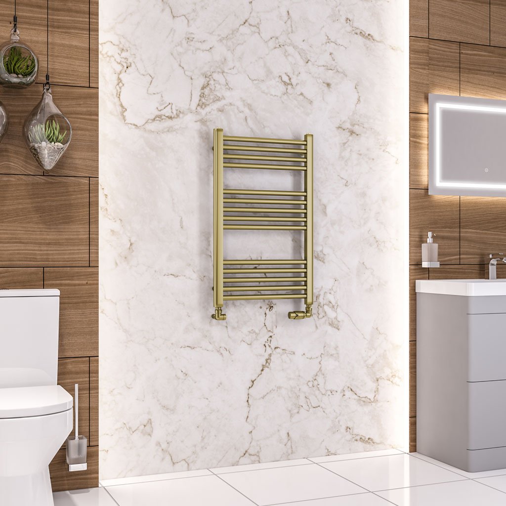 Wendover Straight Multirail 800 x 500 - Brushed Brass
