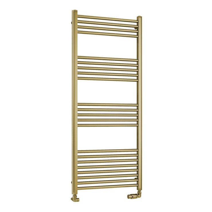 Wendover Straight Multirail 1400 x 600 - Brushed Brass