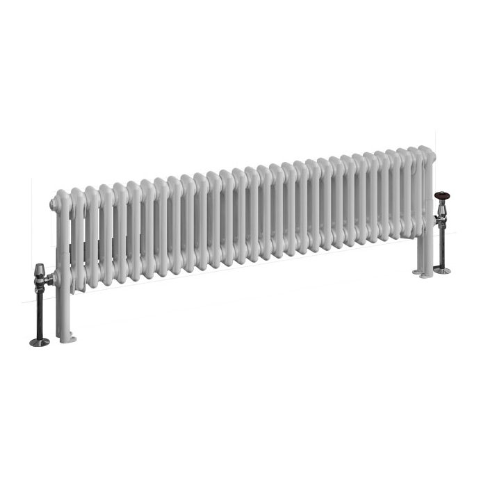 Imperia 2 Column Radiator 300 x 1370mm - Gloss White
