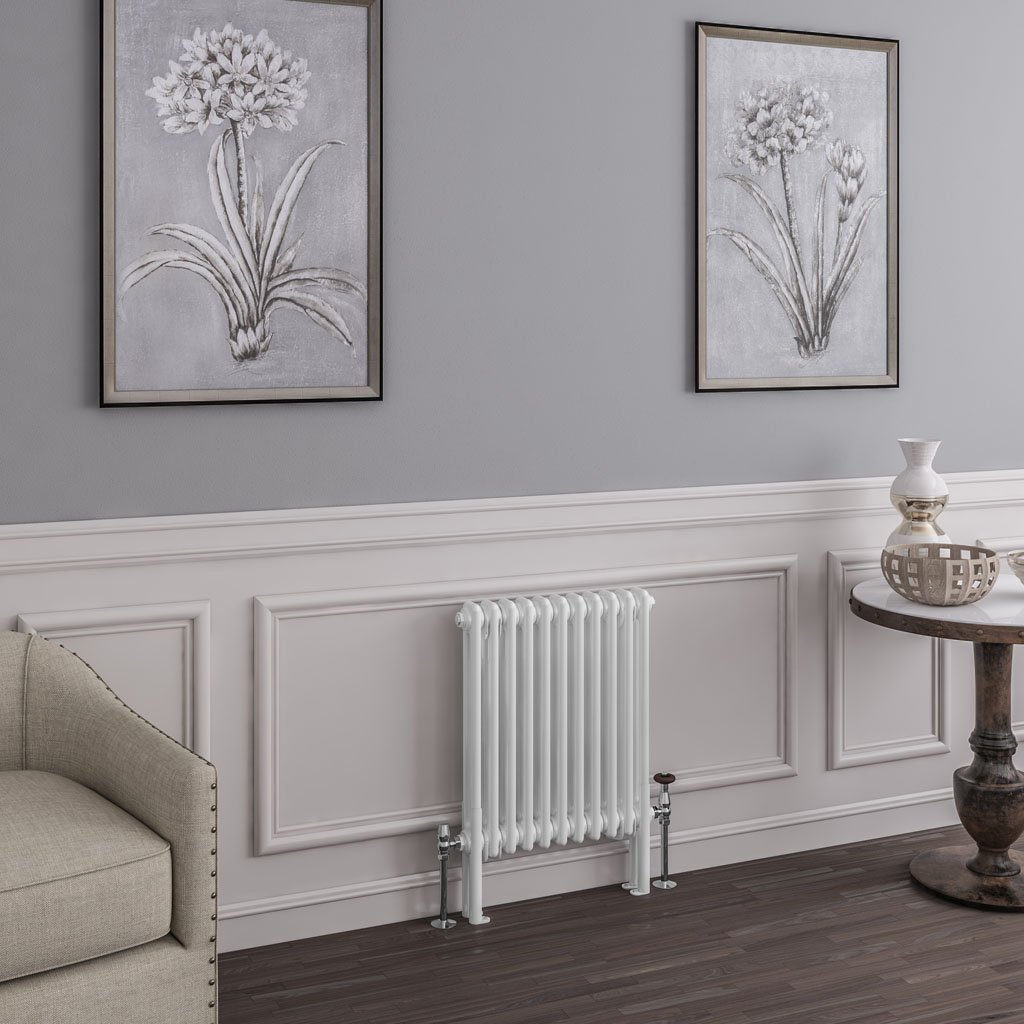 Imperia 2 Column Radiator 600 x 515mm - Gloss White