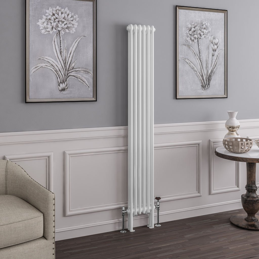 Imperia 2 Column Radiator 1800 x 290mm - Gloss White