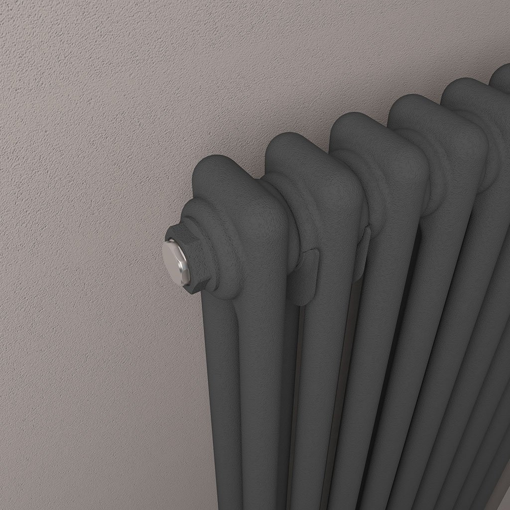 Imperia 2 Column Radiator 300 x 1370mm - Matt Anthracite