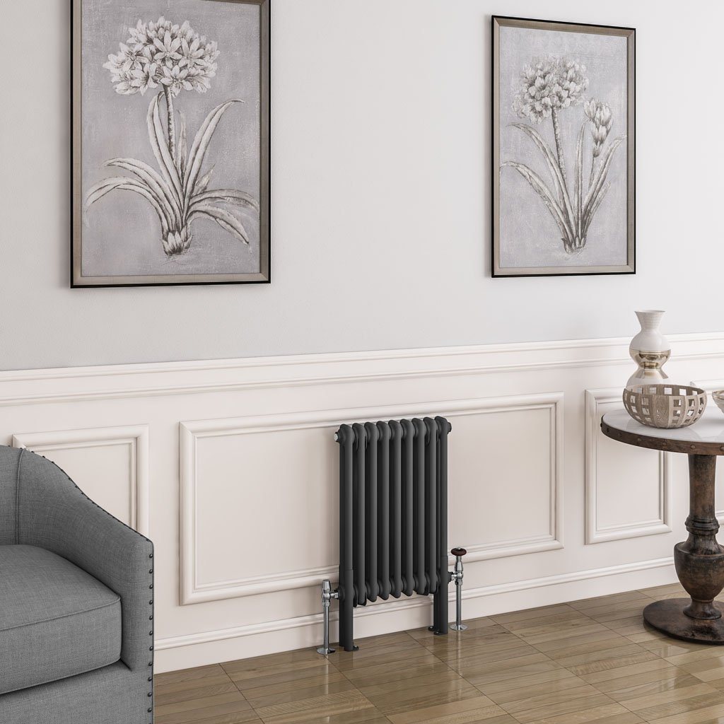 Imperia 2 Column Radiator 600 x 425mm - Matt Anthracite