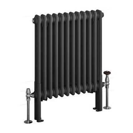 Imperia 2 Column Radiator 600 x 560mm - Matt Anthracite