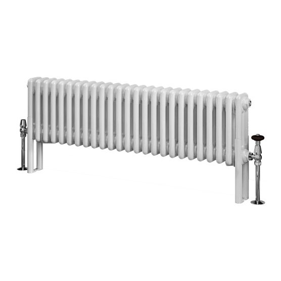 Imperia 3 Column Radiator 300 x 1145mm - Gloss White