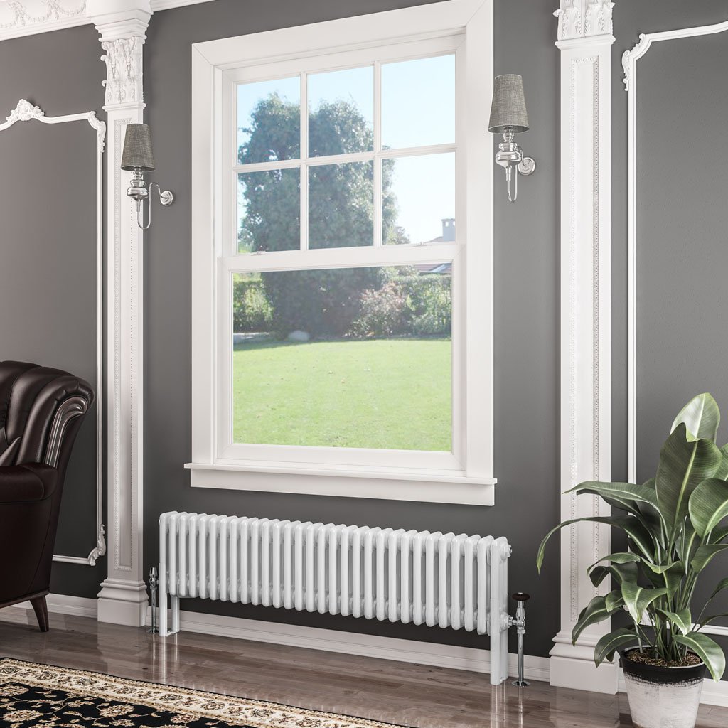 Imperia 3 Column Radiator 300 x 1370mm - Gloss White