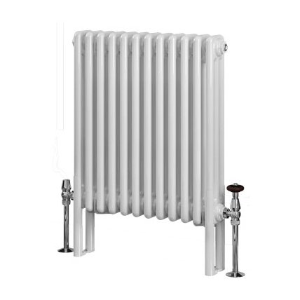Imperia 3 Column Radiator 600 x 560mm - Gloss White