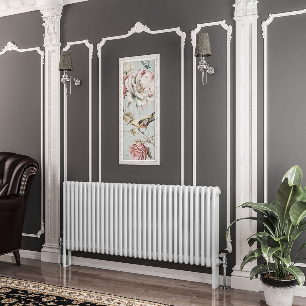 Imperia 3 Column Radiator 600 x 1460mm - Gloss White
