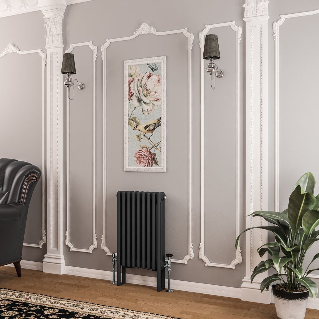 Imperia 3 Column Radiator 600 x 425mm - Matt Anthracite