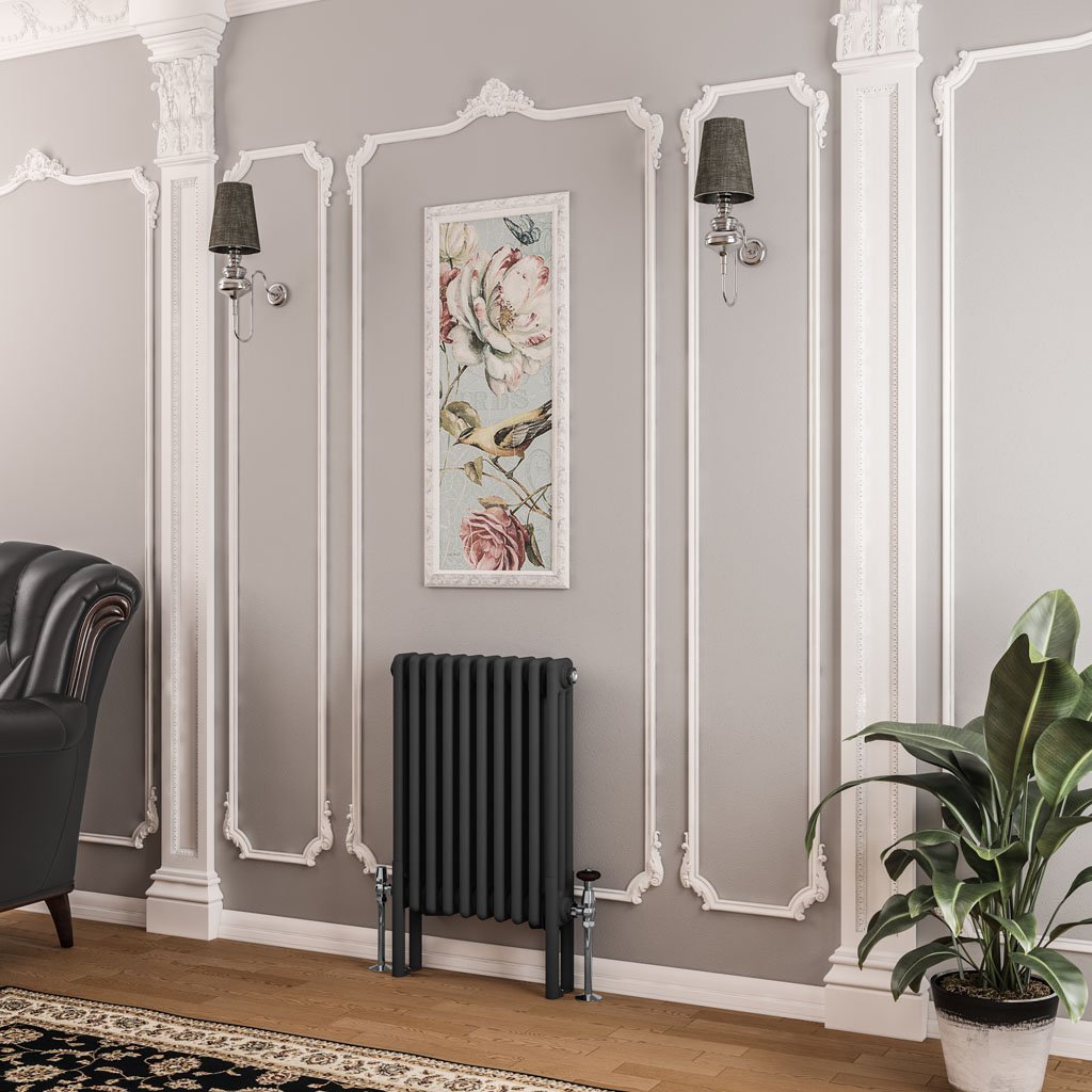Imperia 3 Column Radiator 600 x 470mm - Matt Anthracite
