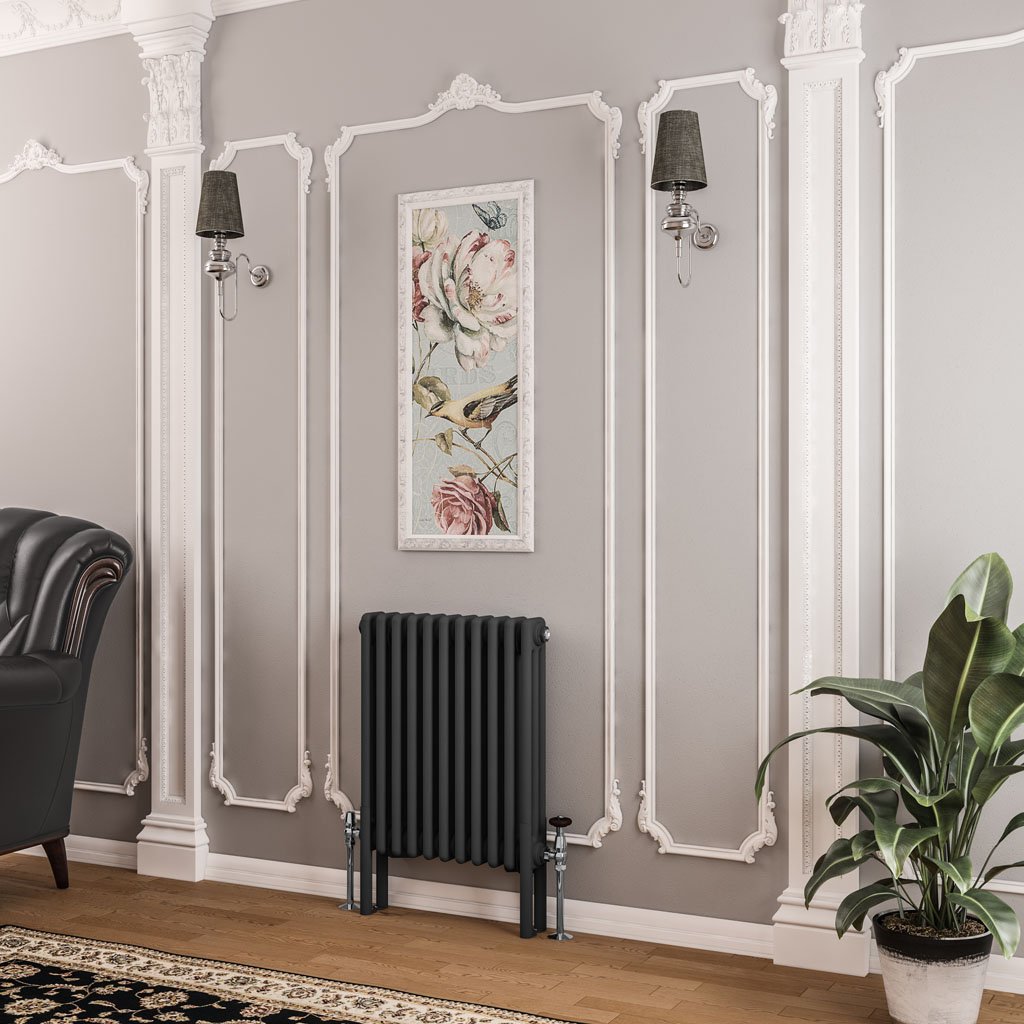 Imperia 3 Column Radiator 600 x 515mm - Matt Anthracite