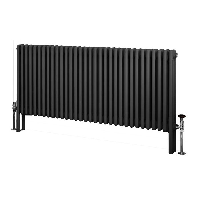 Imperia 3 Column Radiator 600 x 1460mm - Matt Anthracite