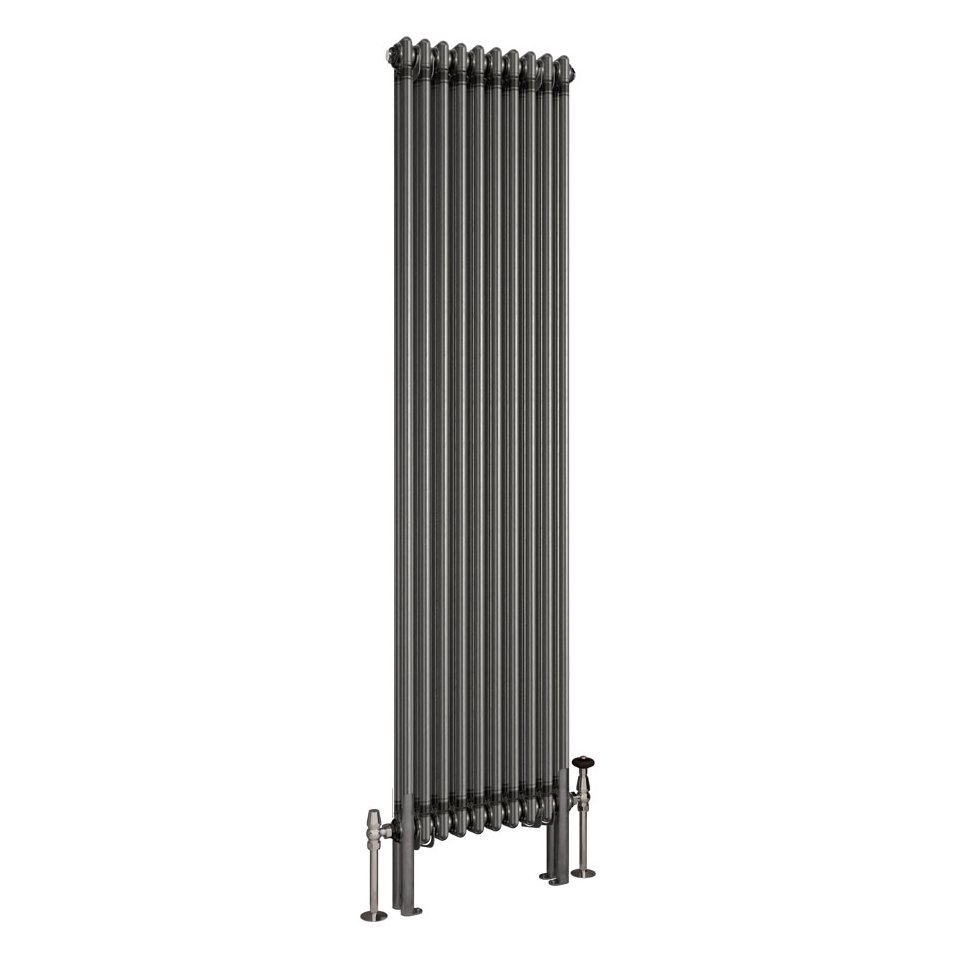 Imperia 2 Column Radiator 1800 x 470mm - Bare Metal
