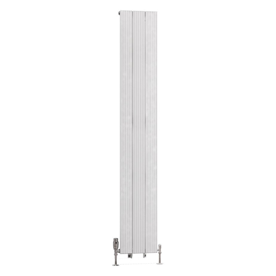 Mersey 1800 x 280 Aluminium Radiator Matt White