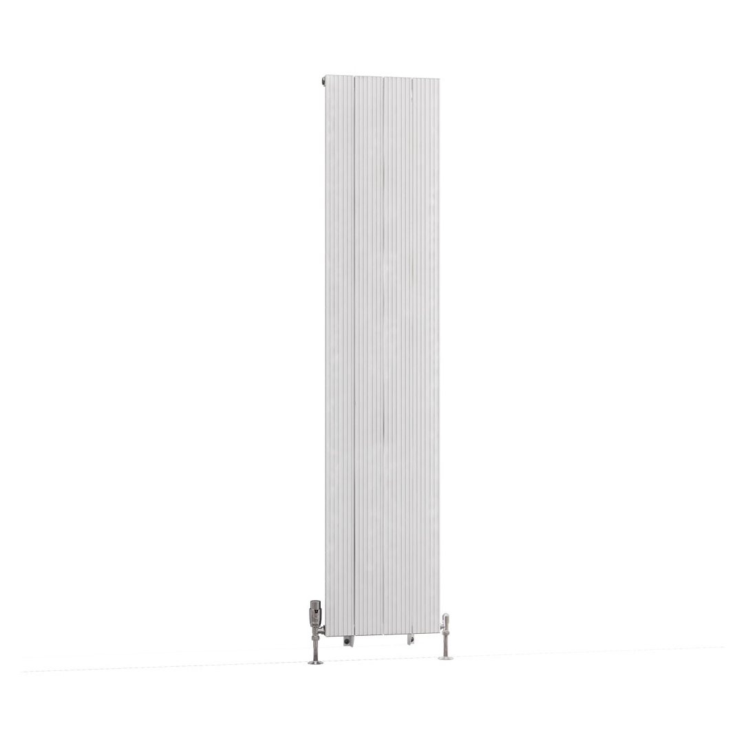 Mersey 1800 x 375 Aluminium Radiator Matt White