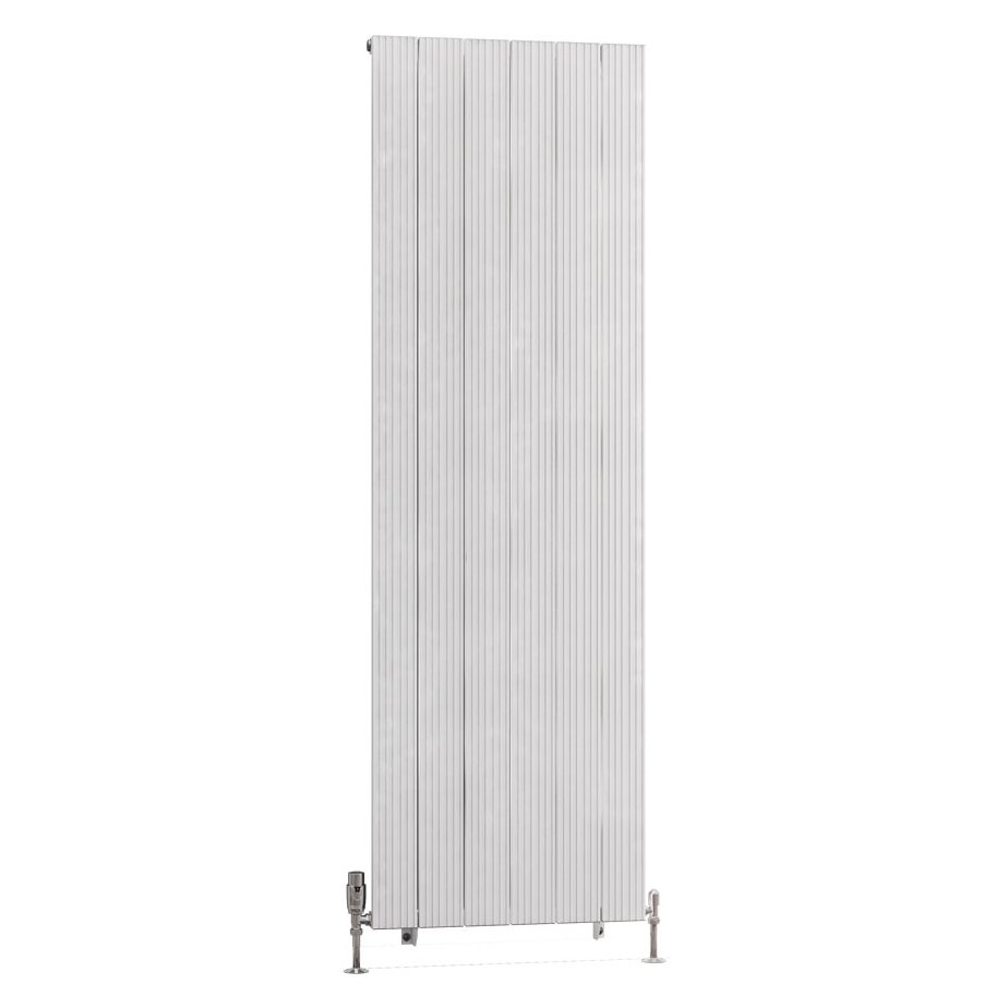 Mersey 1800 x 565 Aluminium Radiator Matt White