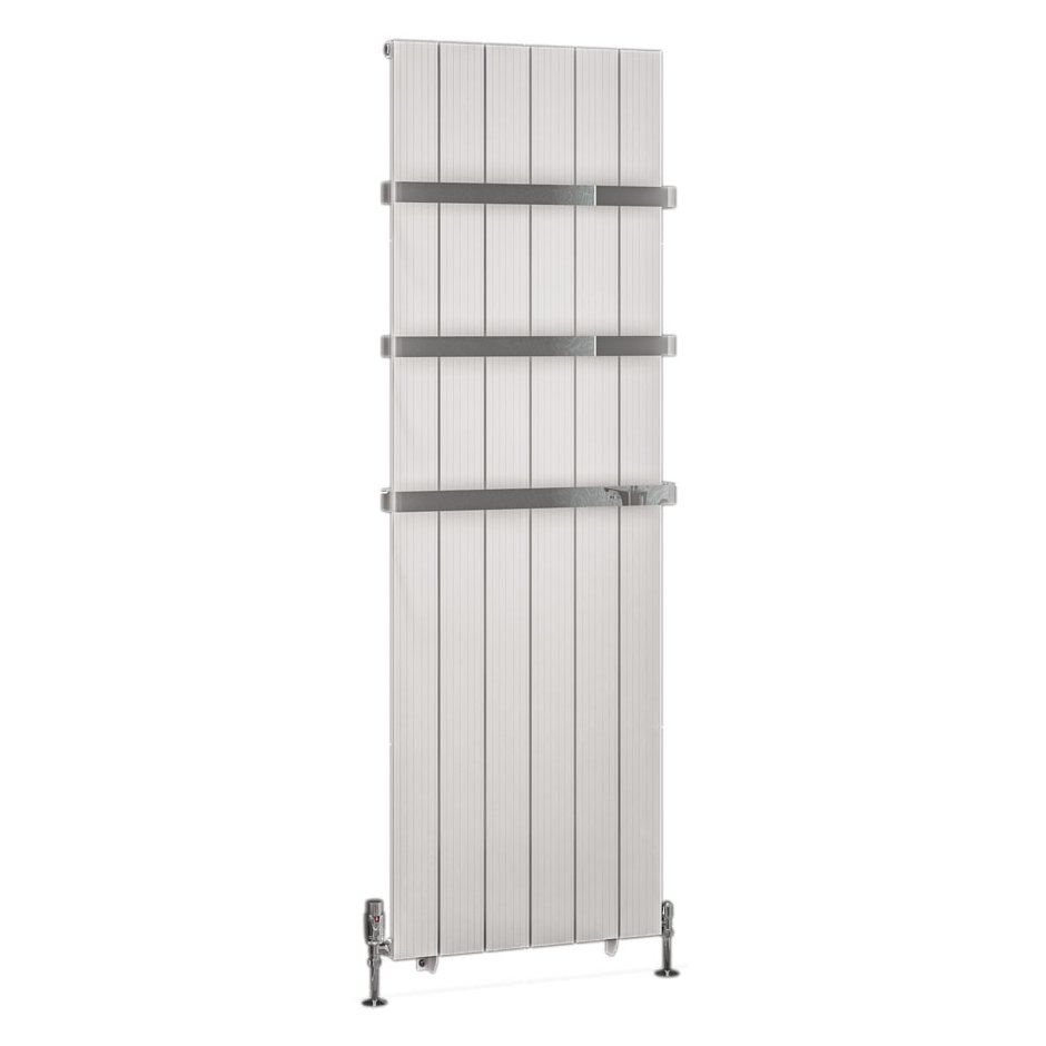 Mersey 1800 x 565 Aluminium Radiator Matt White