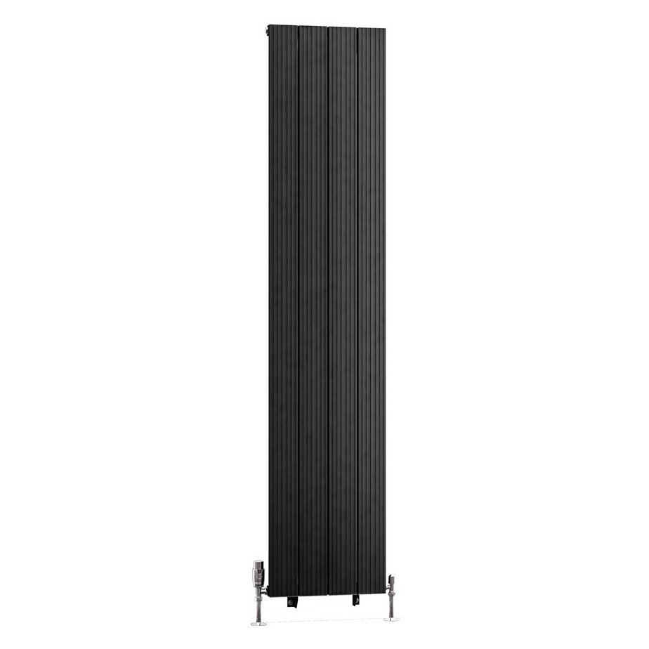 Mersey 1800 x 375 Aluminium Radiator Matt Anthracite