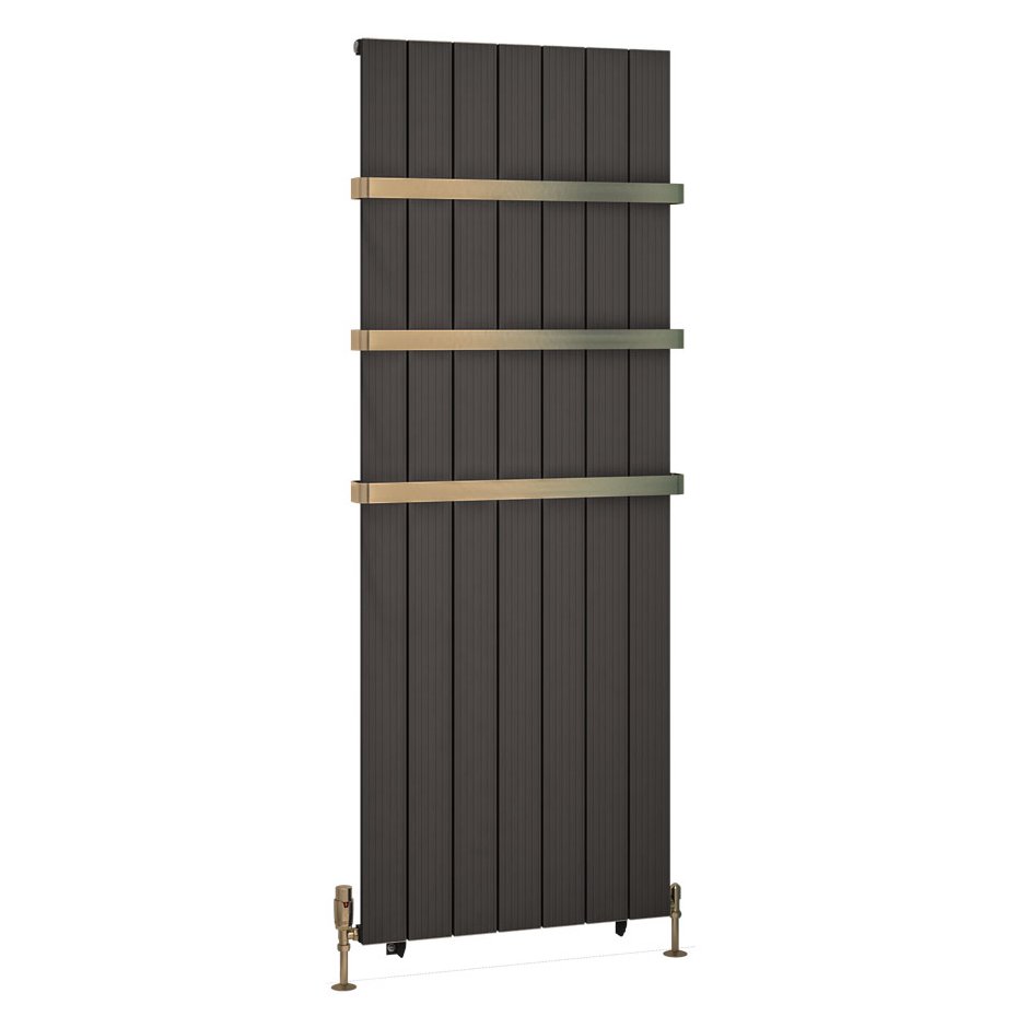 Mersey 1800 x 660 Aluminium Radiator Matt Anthracite