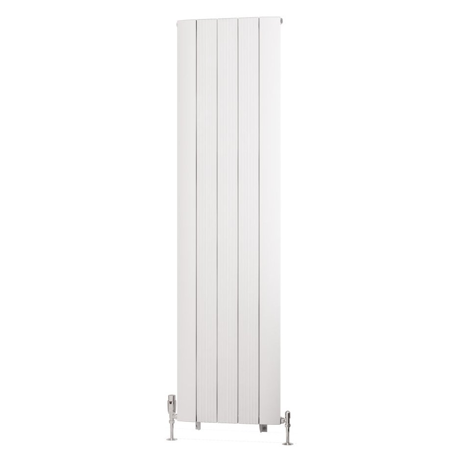Trent 1800 x 470 Aluminium Radiator Matt White