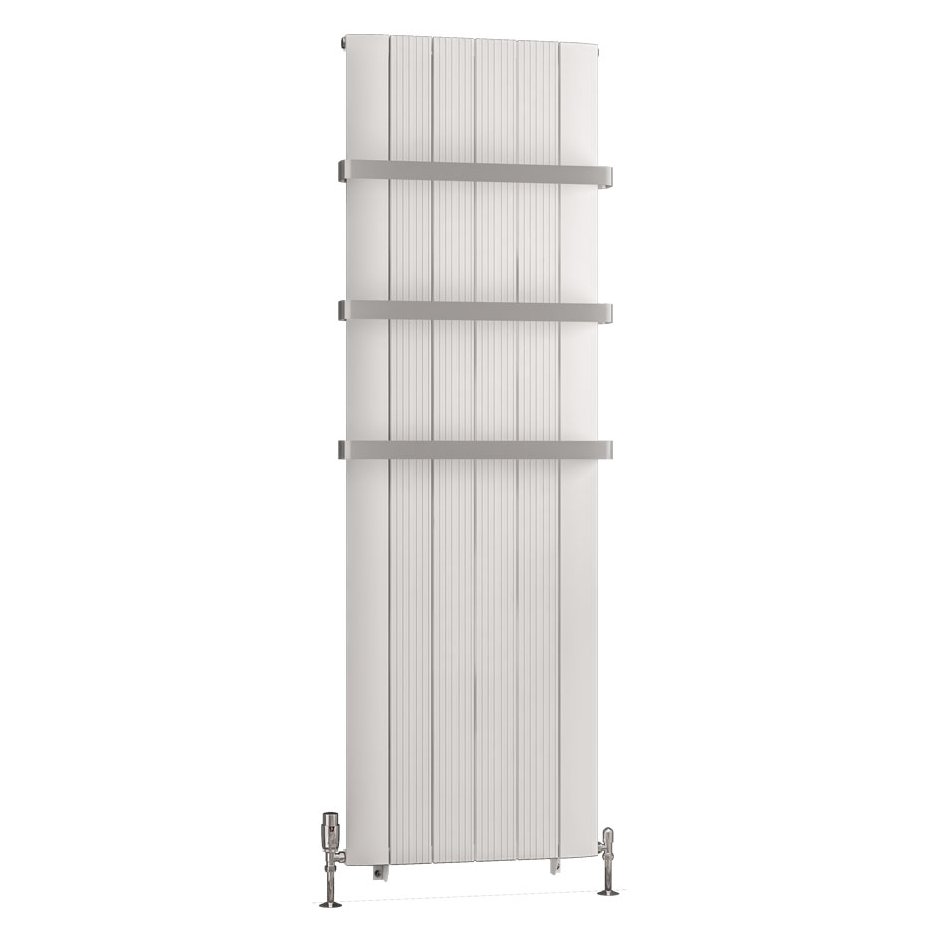 Trent 1800 x 565 Aluminium Radiator Matt White