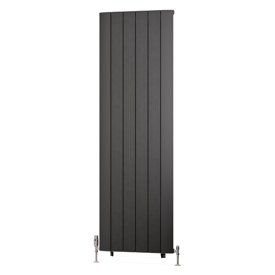 Trent 1800 x 565 Aluminium Radiator Matt Anthracite