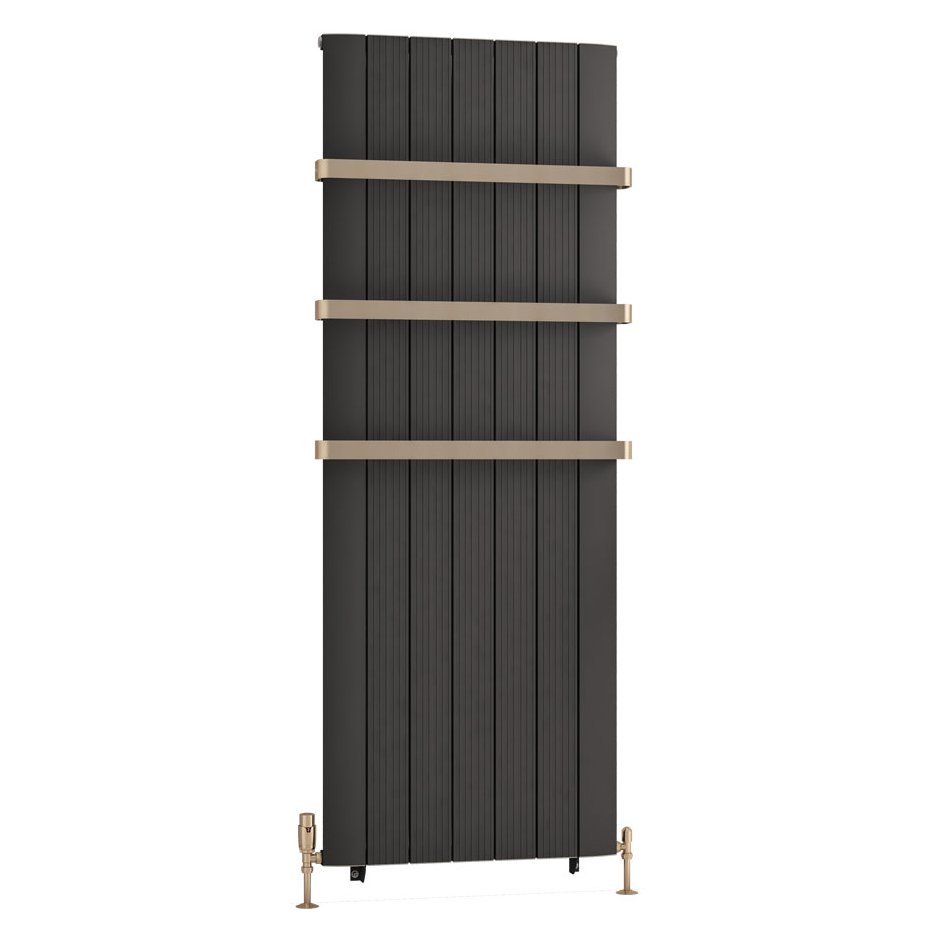 Trent 1800 x 660 Aluminium Radiator Matt Anthracite