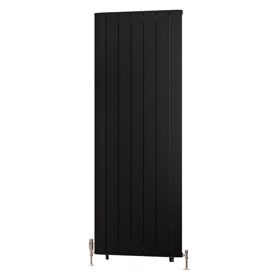 Trent 1800 x 660 Aluminium Radiator Matt Black