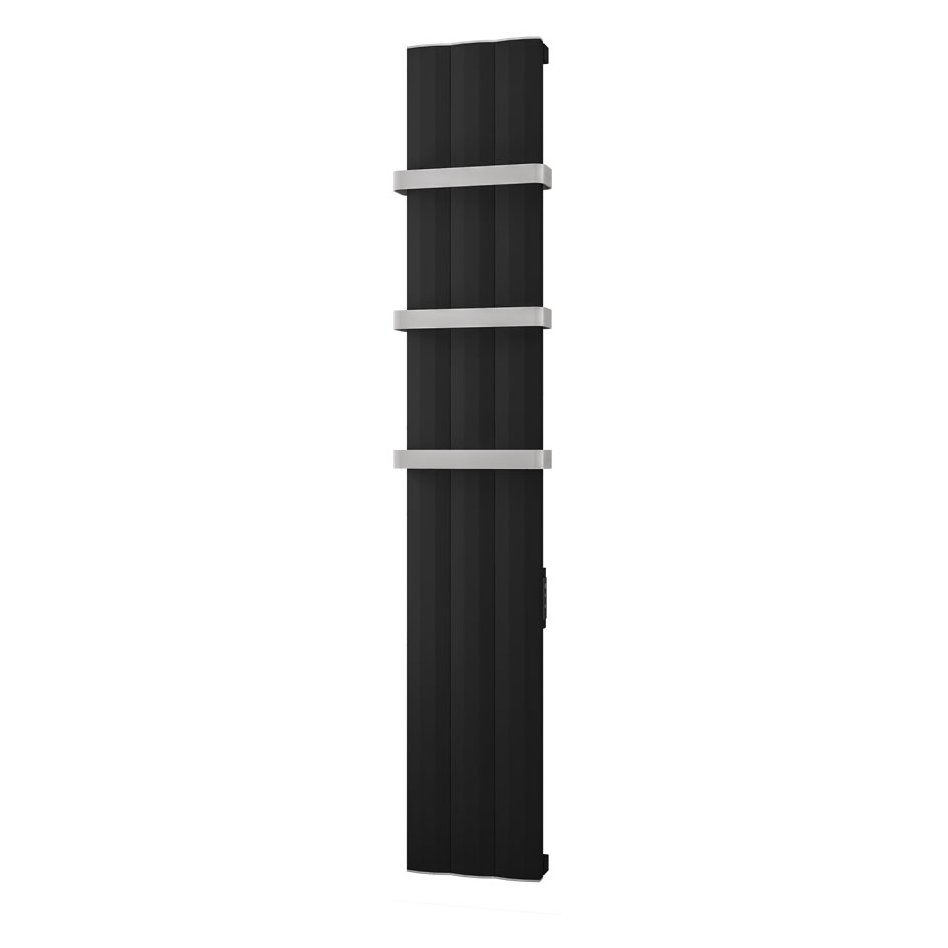 Derwent 1800 x 304 Dry Element Aluminium Radiator Matt Black