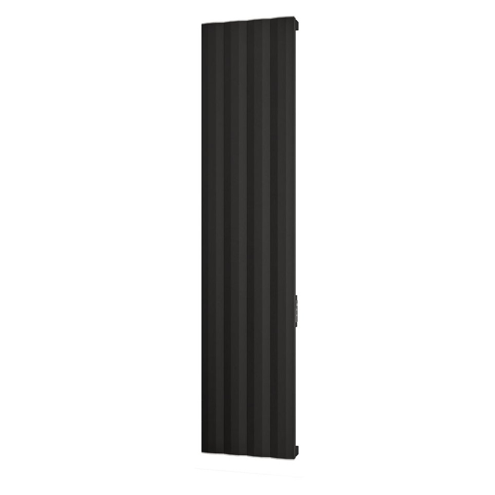 Derwent 1800 x 404 Dry Element Aluminium Radiator Matt Black