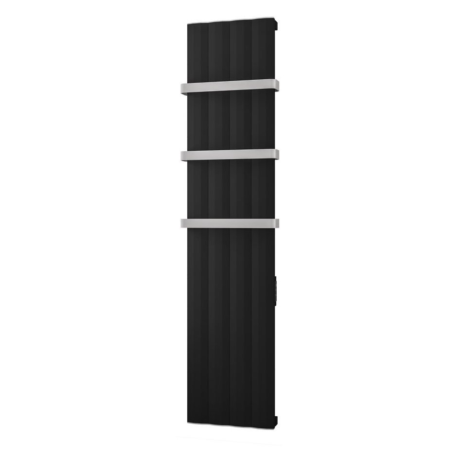 Derwent 1800 x 404 Dry Element Aluminium Radiator Matt Black