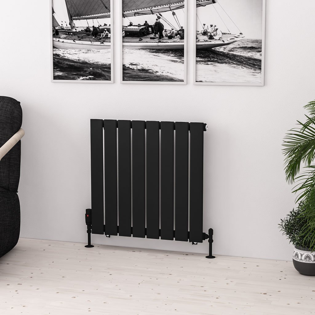 Warrington 600 x 604 Radiator Type10 Matt Black