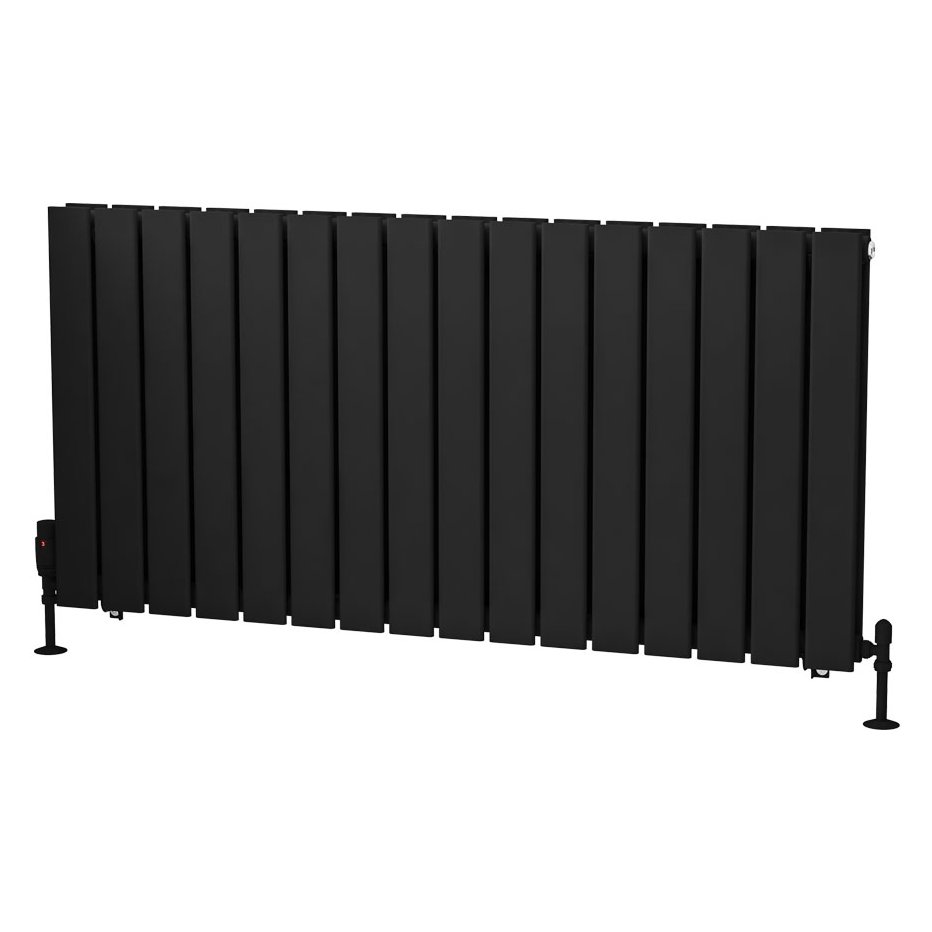 Warrington 600 x 1216 Radiator Type20 Matt Black