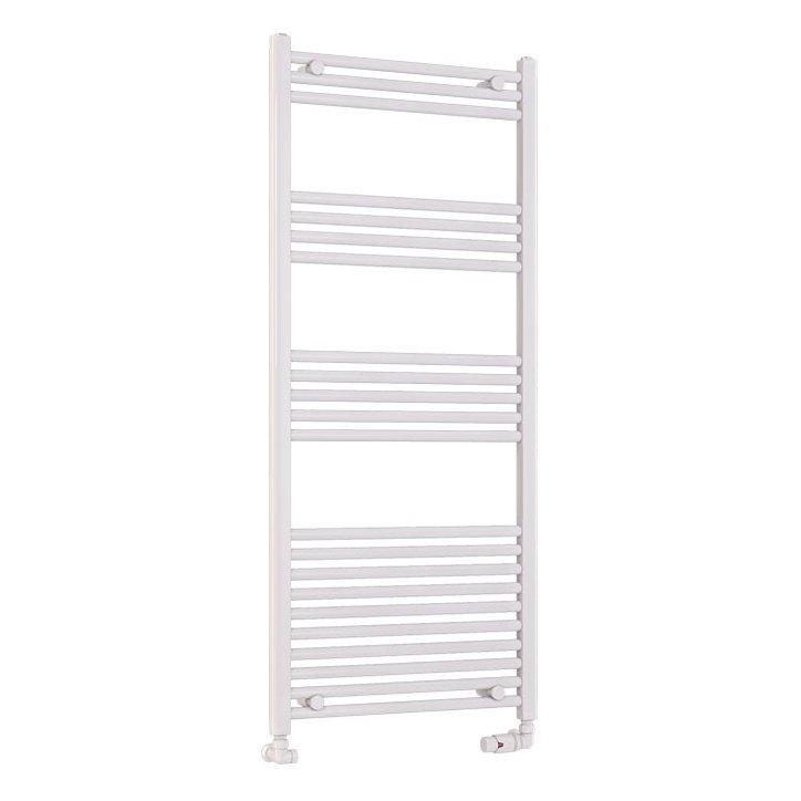 Wendover Straight Multirail 1400 x 600 Gloss White 9016