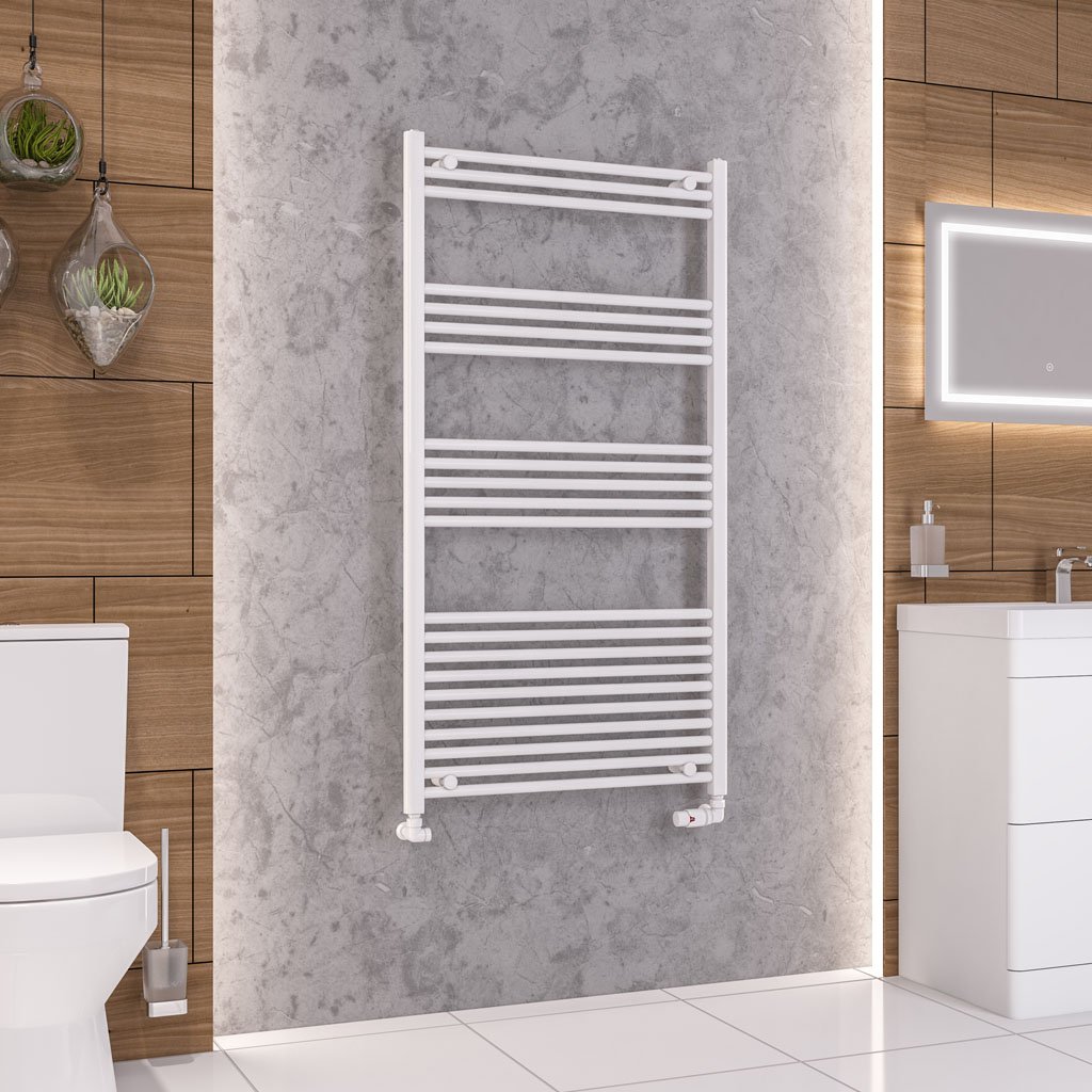 Wendover Straight Multirail 1400 x 750 Gloss White 9016