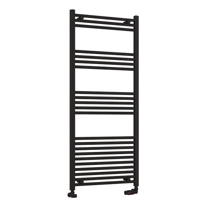 Wendover Straight Multirail 1400 x 600 Matt Black