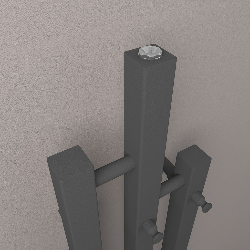 Conwy 1200 x 260 Radiator Matt Anthracite