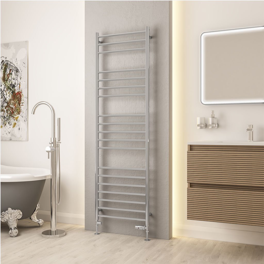 Violla II 1630 x 500 Stainless Steel Towel Rail - Mirror Polished