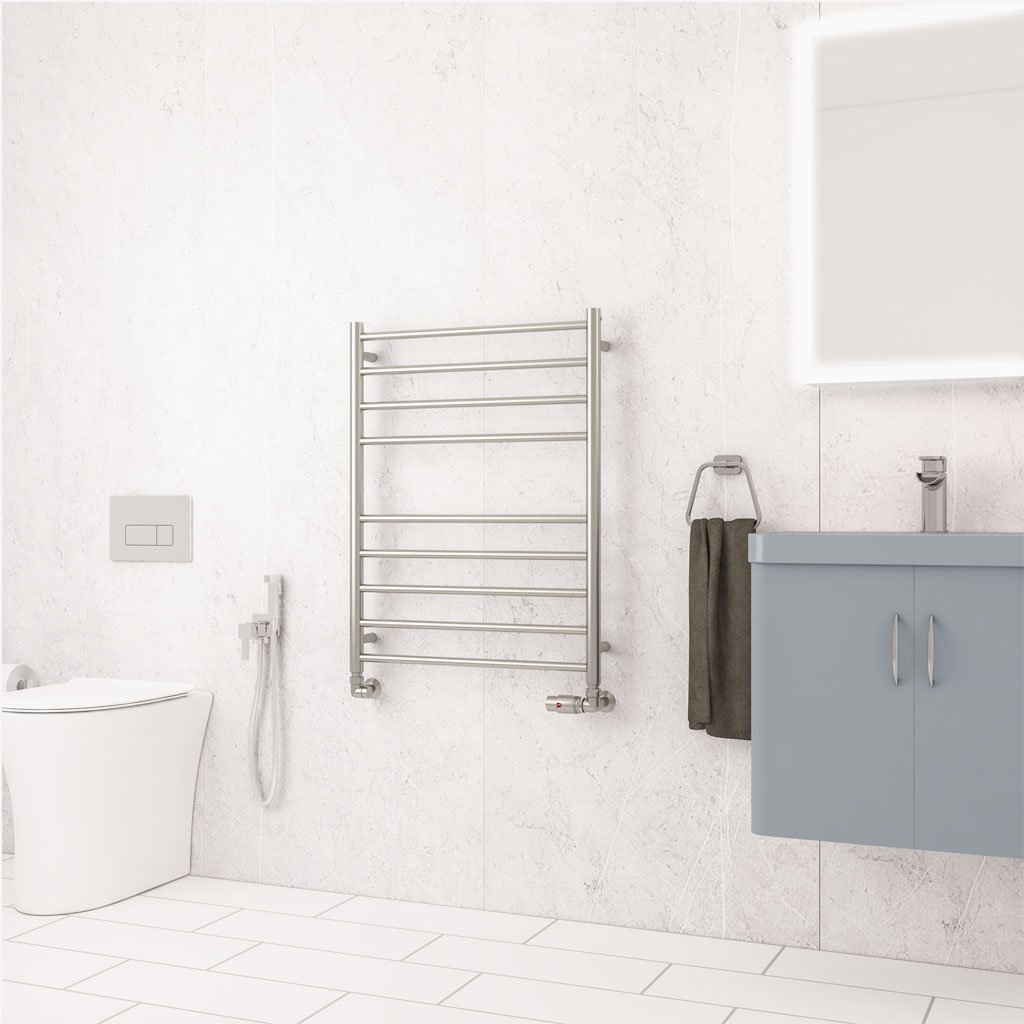 Violla II 790 x 600 Stainless Steel Towel Rail - Brushed