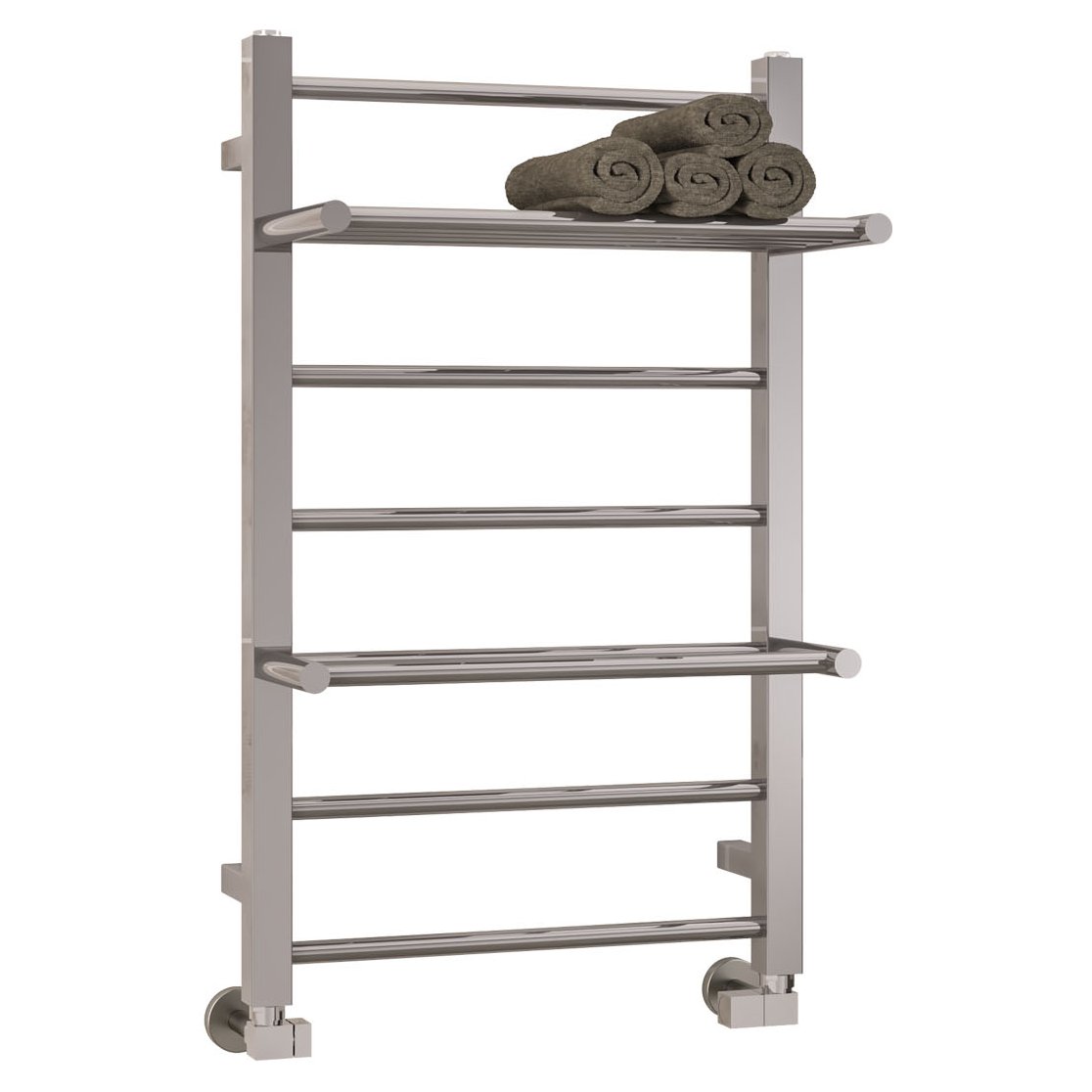 Velino Stainless Steel Towel Rail 800 x 500 - Mirror Polished